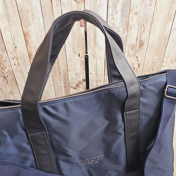 Jimmy Choo travel bag + Toiletry bag gym, Weekender blue - Picture 7 of 10